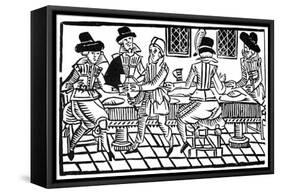 A Supper Party, Early 17th Century-null-Framed Stretched Canvas