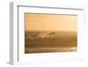 A Surfer Dives over a Wave on Praia Da Joaquina Beach on Florianopolis Island-Alex Saberi-Framed Photographic Print