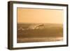 A Surfer Dives over a Wave on Praia Da Joaquina Beach on Florianopolis Island-Alex Saberi-Framed Photographic Print