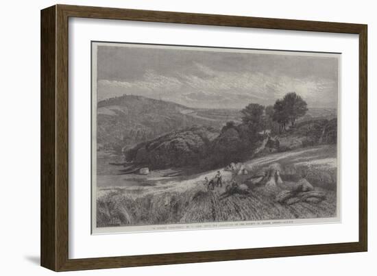 A Surrey Corn-Field-null-Framed Giclee Print