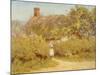A Surrey Cottage (W/C on Paper)-Helen Allingham-Mounted Giclee Print