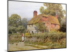 A Surrey Cottage-Helen Allingham-Mounted Premium Giclee Print
