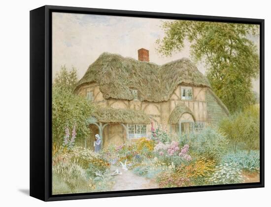 A Surrey Cottage-Arthur Claude Strachan-Framed Stretched Canvas