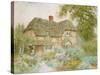 A Surrey Cottage-Arthur Claude Strachan-Stretched Canvas