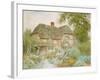 A Surrey Cottage-Arthur Claude Strachan-Framed Giclee Print