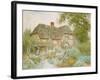 A Surrey Cottage-Arthur Claude Strachan-Framed Giclee Print