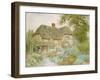 A Surrey Cottage-Arthur Claude Strachan-Framed Giclee Print