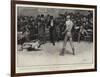 A Survival of Pugilism, a Glove Fight in 1896, Time!-Henry Marriott Paget-Framed Giclee Print