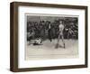 A Survival of Pugilism, a Glove Fight in 1896, Time!-Henry Marriott Paget-Framed Premium Giclee Print