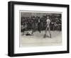 A Survival of Pugilism, a Glove Fight in 1896, Time!-Henry Marriott Paget-Framed Premium Giclee Print