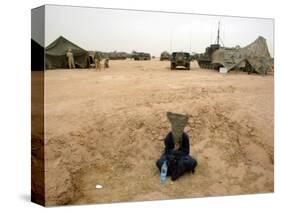 A Suspected Muqtada Al-Sadr Follower at an Us Army Base Outside Najaf-null-Stretched Canvas