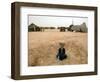 A Suspected Muqtada Al-Sadr Follower at an Us Army Base Outside Najaf-null-Framed Photographic Print