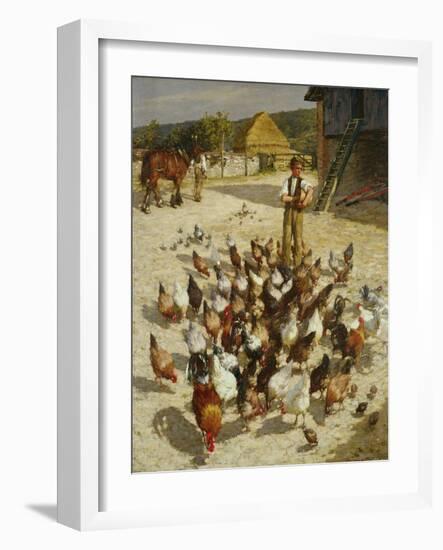 A Sussex Farm, 1887-Henry Herbert La Thangue-Framed Giclee Print