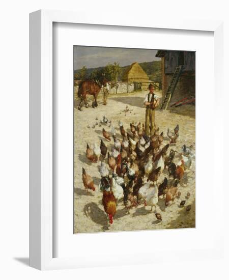 A Sussex Farm, 1887-Henry Herbert La Thangue-Framed Giclee Print