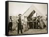 A Sutler's Tent-Mathew Brady-Framed Stretched Canvas