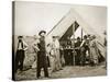 A Sutler's Tent-Mathew Brady-Stretched Canvas