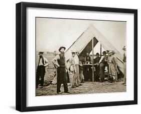 A Sutler's Tent-Mathew Brady-Framed Giclee Print