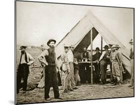 A Sutler's Tent-Mathew Brady-Mounted Giclee Print