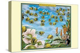 A Swarm of Spelling Bees-Richard Kelly-Stretched Canvas