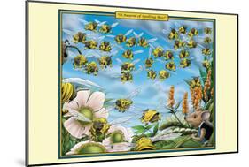 A Swarm of Spelling Bees-Richard Kelly-Mounted Art Print