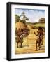 A Swazi Witch Doctor, Africa-Norman H Hardy-Framed Giclee Print