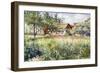 A Swedish Landscape with Poppies-Johan Erik Ericson-Framed Giclee Print