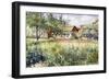 A Swedish Landscape with Poppies-Johan Erik Ericson-Framed Giclee Print