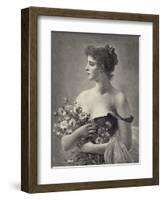 A Sweet Bouquet-Jules Frederic Ballavoine-Framed Giclee Print