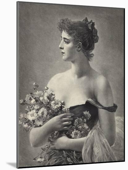 A Sweet Bouquet-Jules Frederic Ballavoine-Mounted Giclee Print