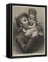 A Sweet Little Cherub That Sits Up Aloft-null-Framed Stretched Canvas