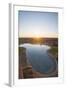 A Swimming Pool on the Edge of the Desert at Canyon Lodge Near the Fish River Canyon, Namibia-Alex Treadway-Framed Photographic Print