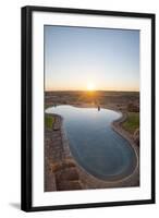 A Swimming Pool on the Edge of the Desert at Canyon Lodge Near the Fish River Canyon, Namibia-Alex Treadway-Framed Photographic Print