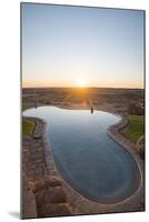 A Swimming Pool on the Edge of the Desert at Canyon Lodge Near the Fish River Canyon, Namibia-Alex Treadway-Mounted Photographic Print