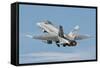 A Swiss Air Force F/A-18C During Tlp in Spain-Stocktrek Images-Framed Stretched Canvas