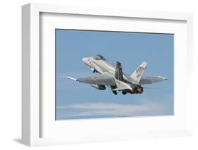 A Swiss Air Force F/A-18C During Tlp in Spain-Stocktrek Images-Framed Photographic Print