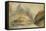 A Swiss Alpine Landscape-J. M. W. Turner-Framed Stretched Canvas