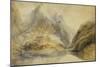 A Swiss Alpine Landscape-J. M. W. Turner-Mounted Giclee Print