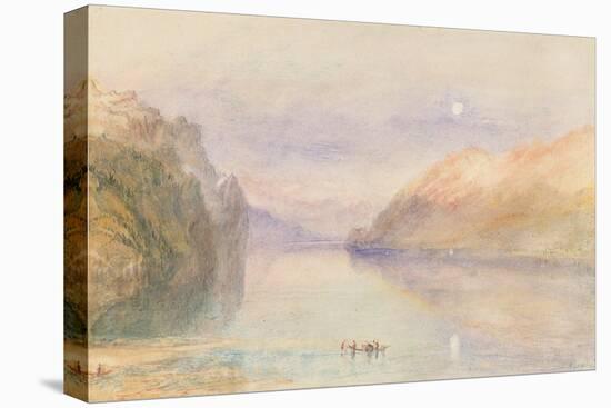 A Swiss Lake, C.1841-J. M. W. Turner-Stretched Canvas