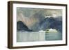 A Swiss Lake (W/C)-Alfred East-Framed Giclee Print