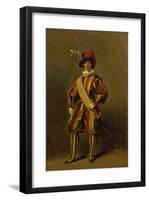 A Swiss Papal Guard-Etty-Framed Giclee Print