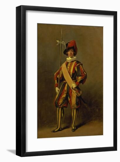 A Swiss Papal Guard-Etty-Framed Giclee Print