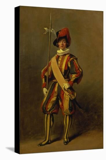 A Swiss Papal Guard-Etty-Stretched Canvas