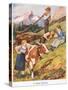 A Swiss Summer-Gordon Frederick Browne-Stretched Canvas