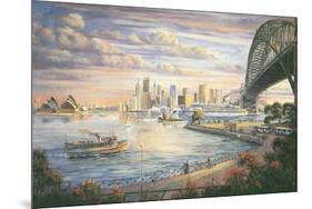 A Sydney Farewell-John Bradley-Mounted Giclee Print