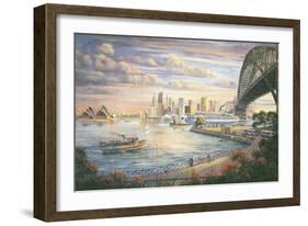 A Sydney Farewell-John Bradley-Framed Giclee Print