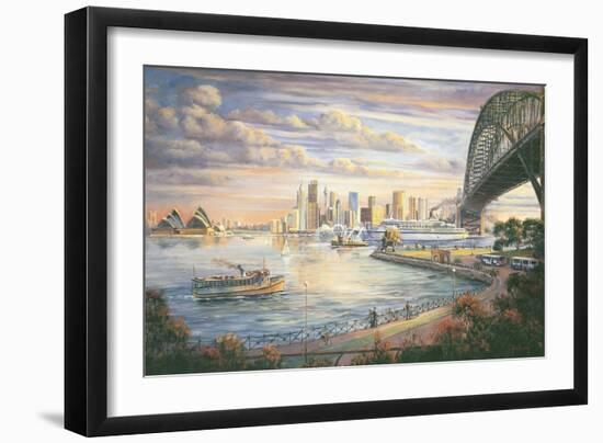 A Sydney Farewell-John Bradley-Framed Giclee Print