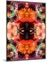 A Symmetric Colorful Ornament from Flowers, Photographic Layer Work-Alaya Gadeh-Mounted Photographic Print