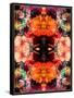 A Symmetric Colorful Ornament from Flowers, Photographic Layer Work-Alaya Gadeh-Framed Stretched Canvas