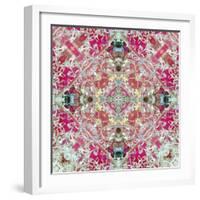 A Symmetric Floral Montage, Photograph, Layer Work-Alaya Gadeh-Framed Photographic Print