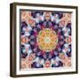 A Symmetric Floral Montage, Photograph, Layer Work-Alaya Gadeh-Framed Photographic Print